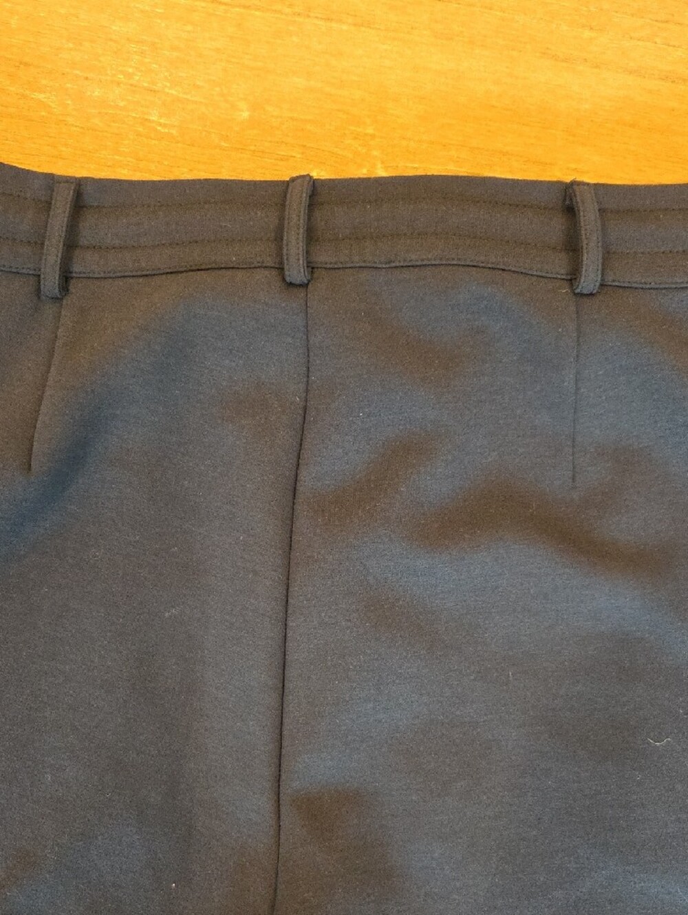 Men's Mauvais Navy Blue Athletic Drawstring Shorts with Front Seams (32) - Picture 7 of 7